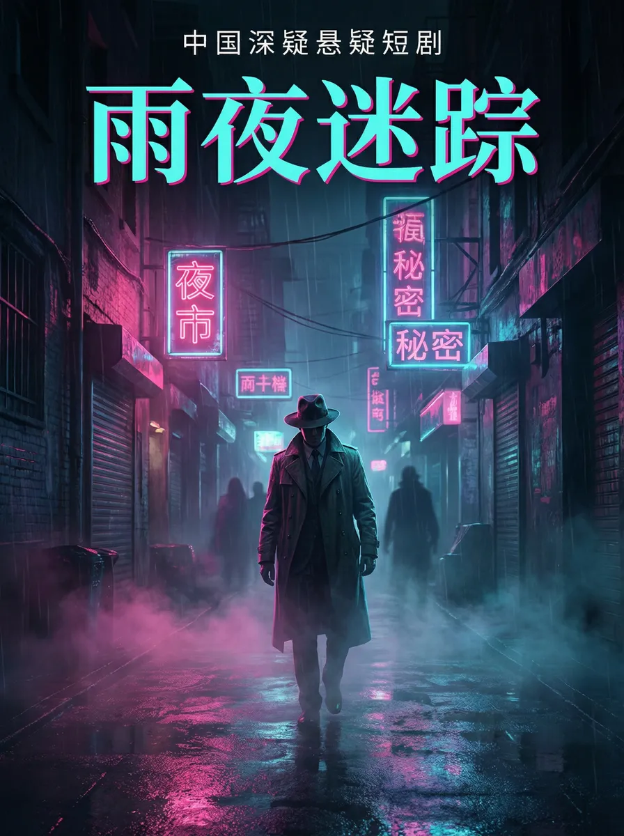 aqd.xyz 悬疑追踪短剧 - 雨夜迷踪海报